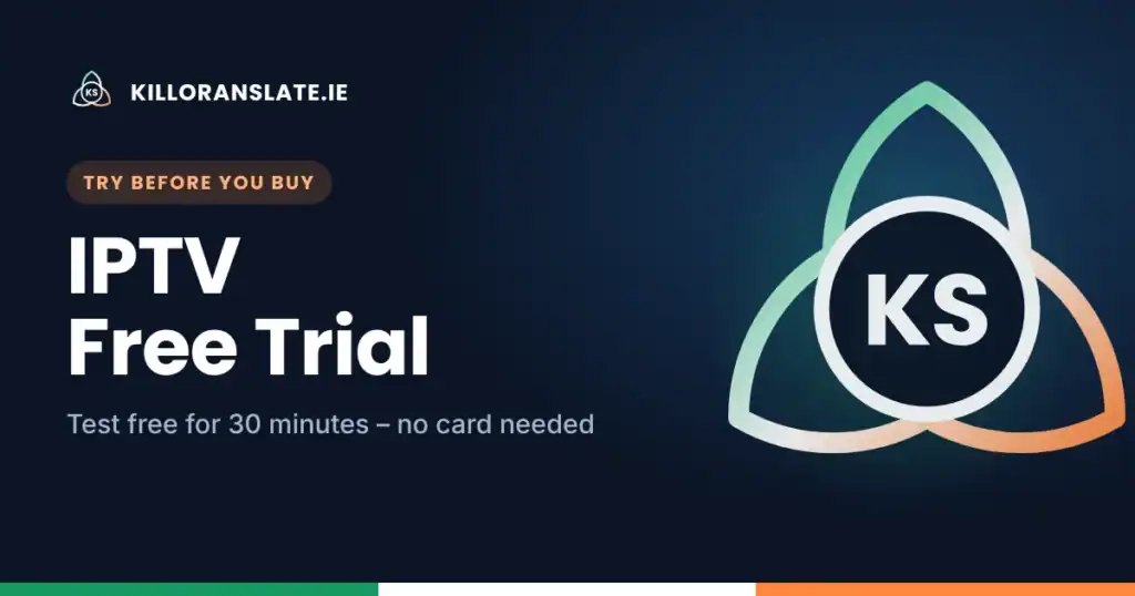 IPTV free trial – test IPTV free for 30 minutes