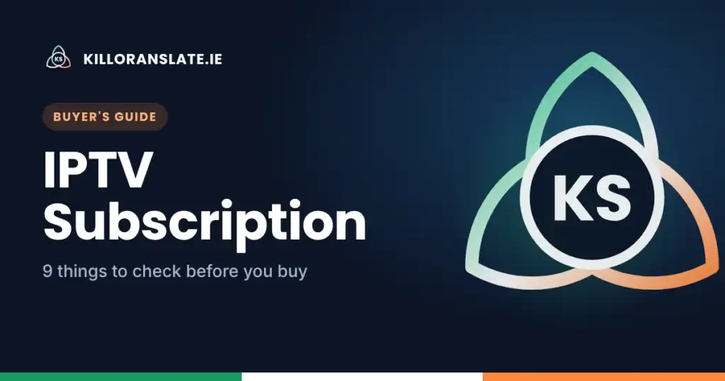 IPTV subscription – 9 things to check before you buy